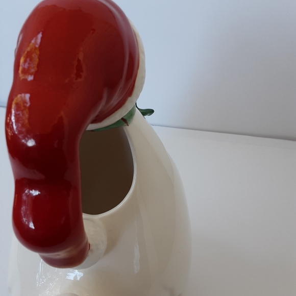 This Fitz & Floyd Anthropomorphic Ceramic White Duck Goose Pitcher - Picture 4 of 6